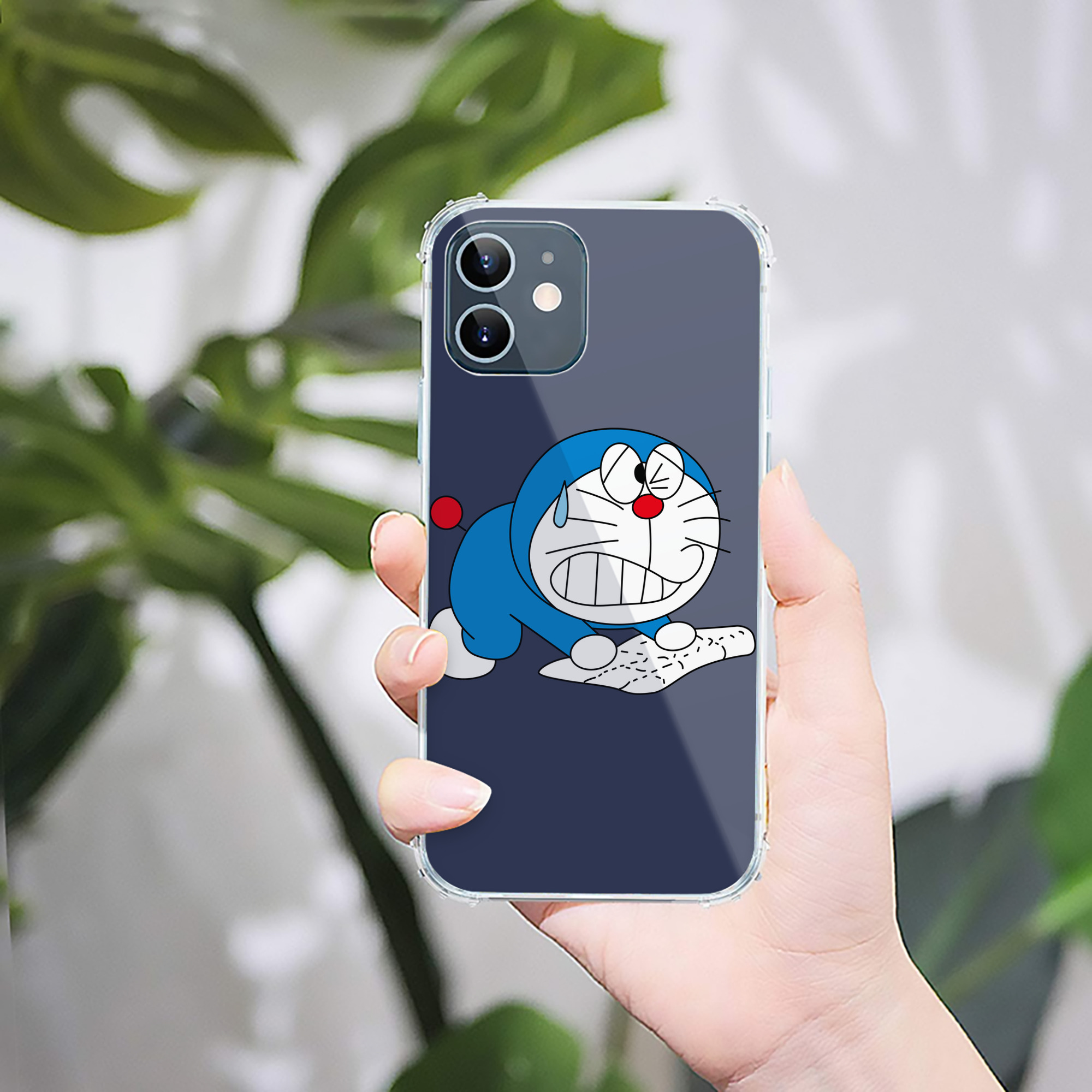 （画像用） ドラえもん Doraemon 【iPhone 12シリーズ対応】透明スマホケース（クリアソフトケース）